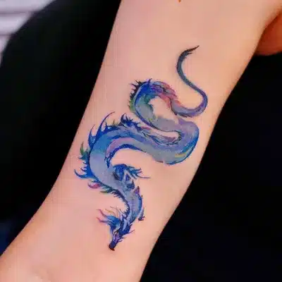 Water Dragon Tattoo Ideas