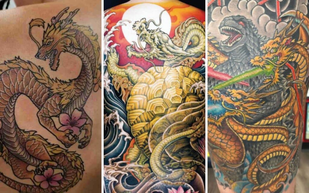 Yellow dragon tattoo featured image
