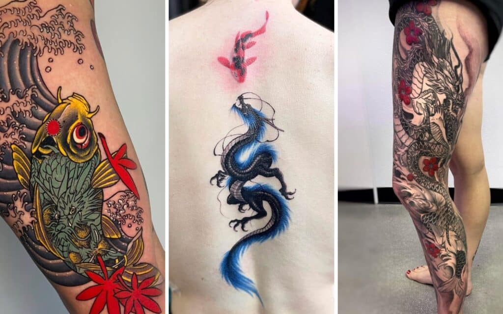 koi dragon tattoo featured image