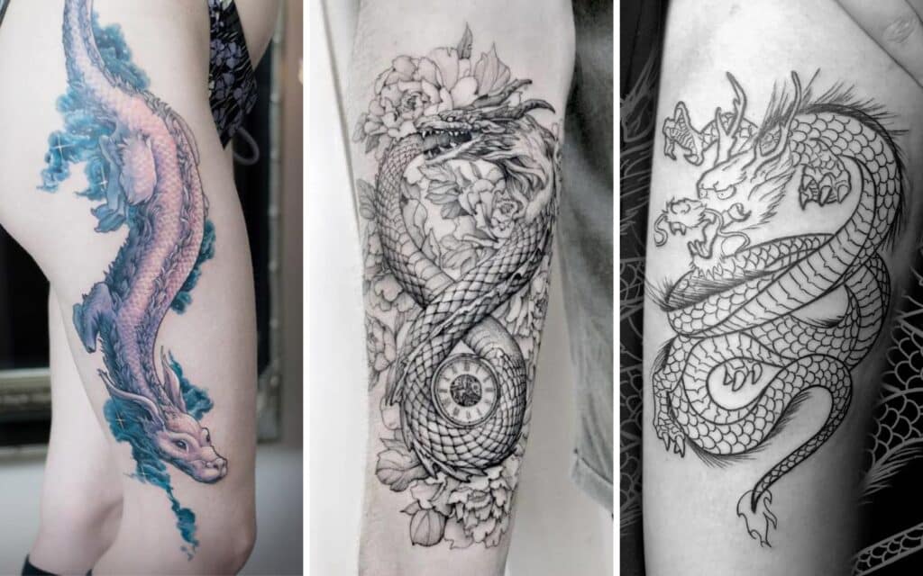 white dragon tattoo ideas featured image