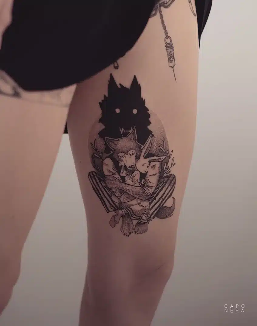Beastars Anime Tattoo