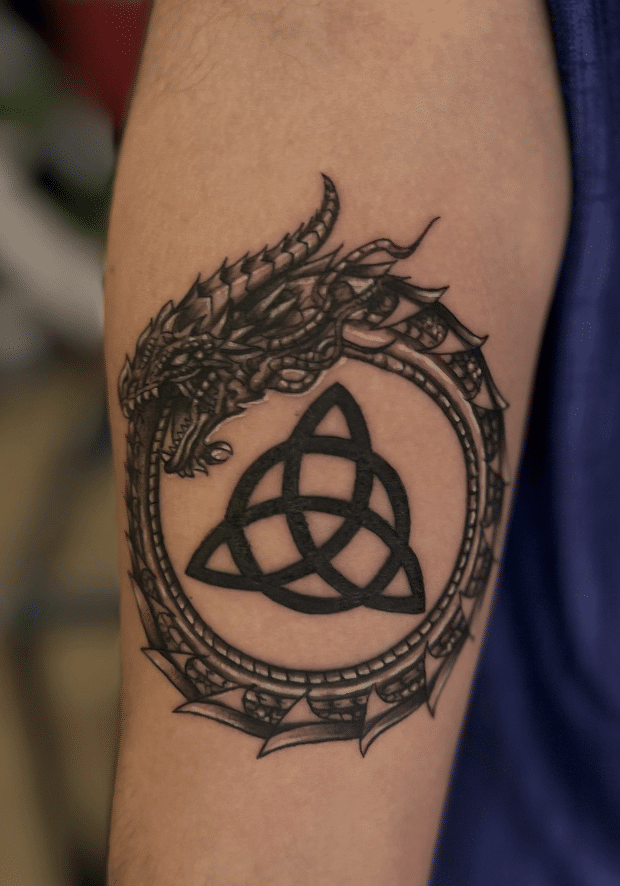 Celtic Trinity Knot Celtic Dragon Tattoo