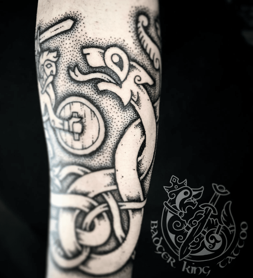 Celtic Warrior Celtic Dragon Tattoo