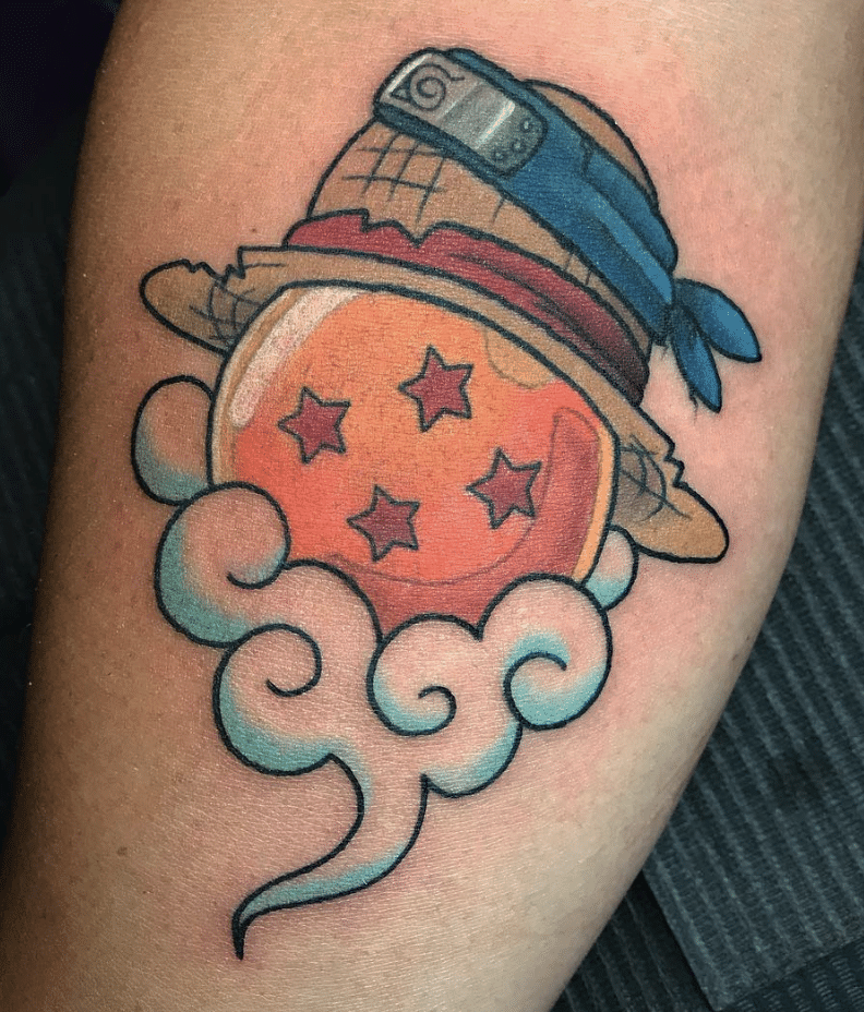 Dragonball Crossover Tattoo