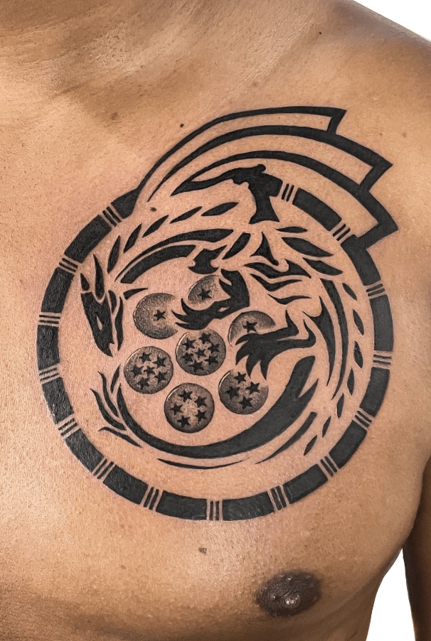 Dragonball Tribal Dragon Tattoo