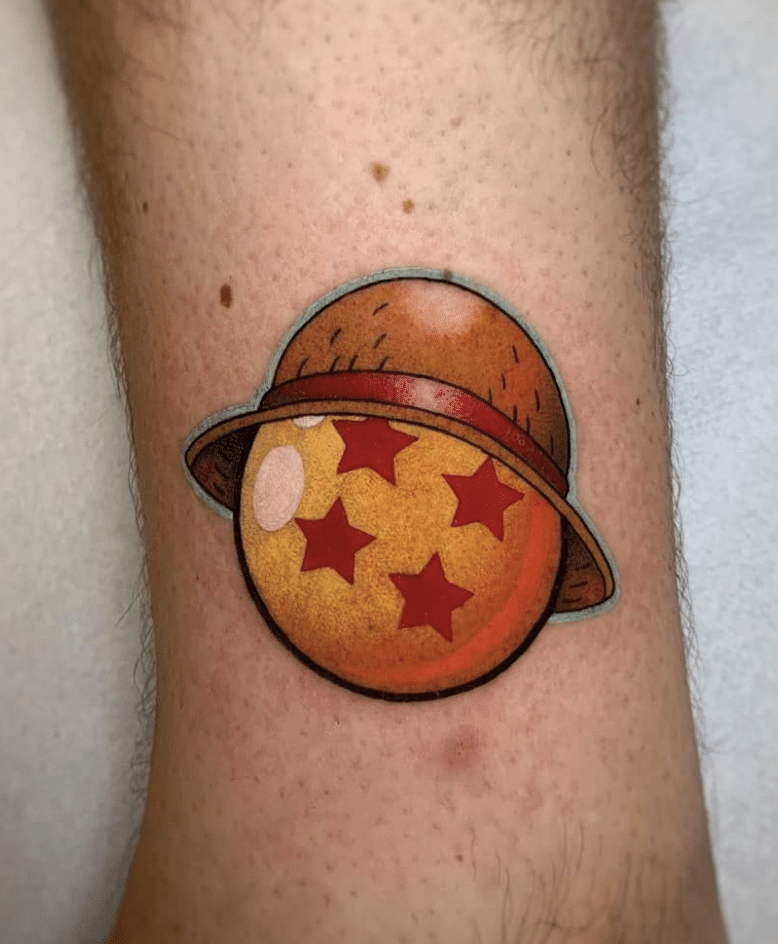 Dragonball X One Piece Tattoo