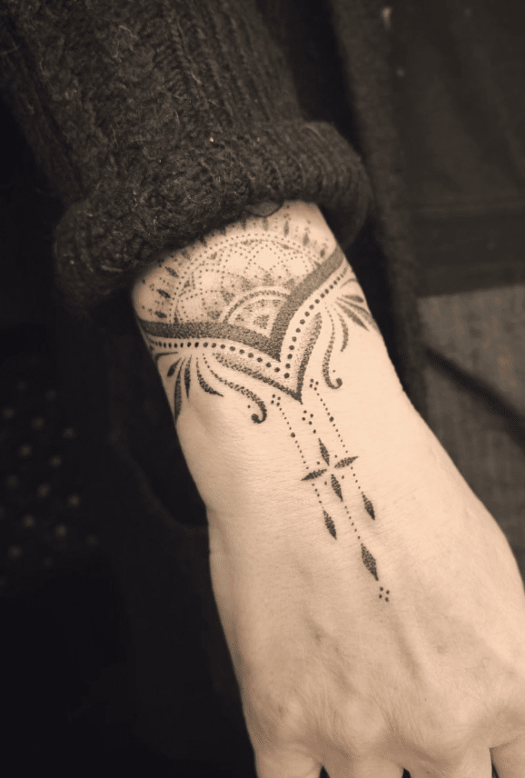 Fineline Wrist Tattoo 