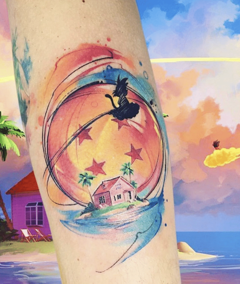 Kame House Dragonball Tattoo