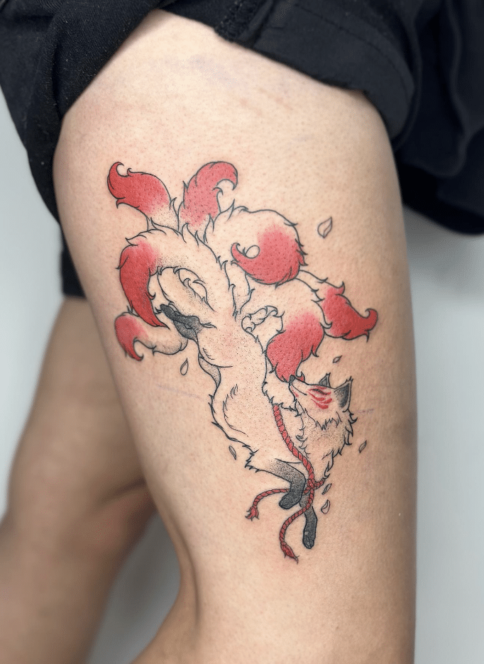 Kitsune Mythological Tattoo