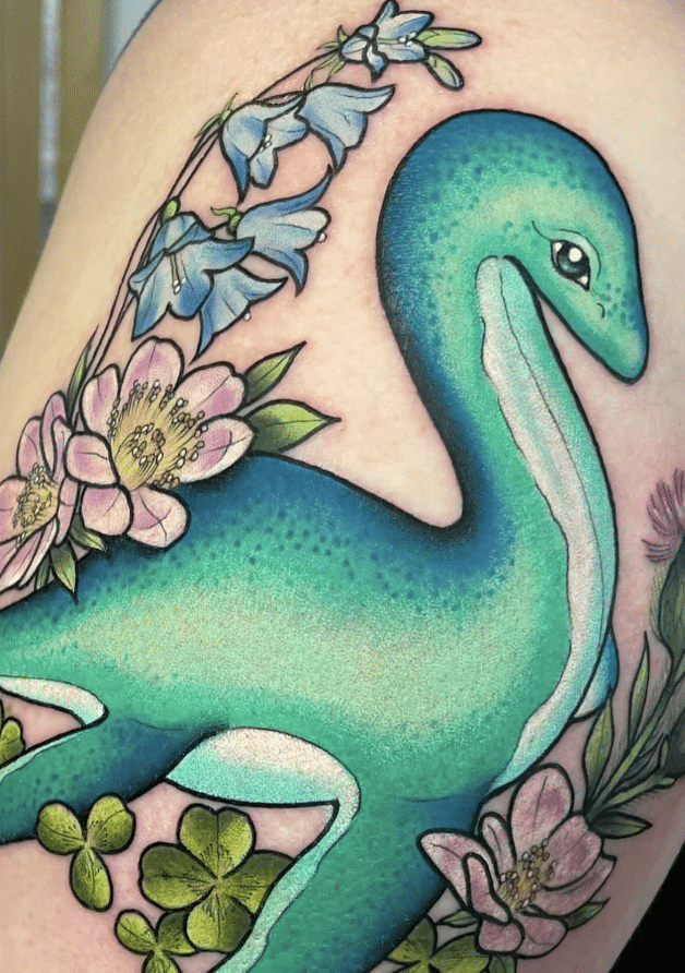 Loch Ness Monster Tattoo