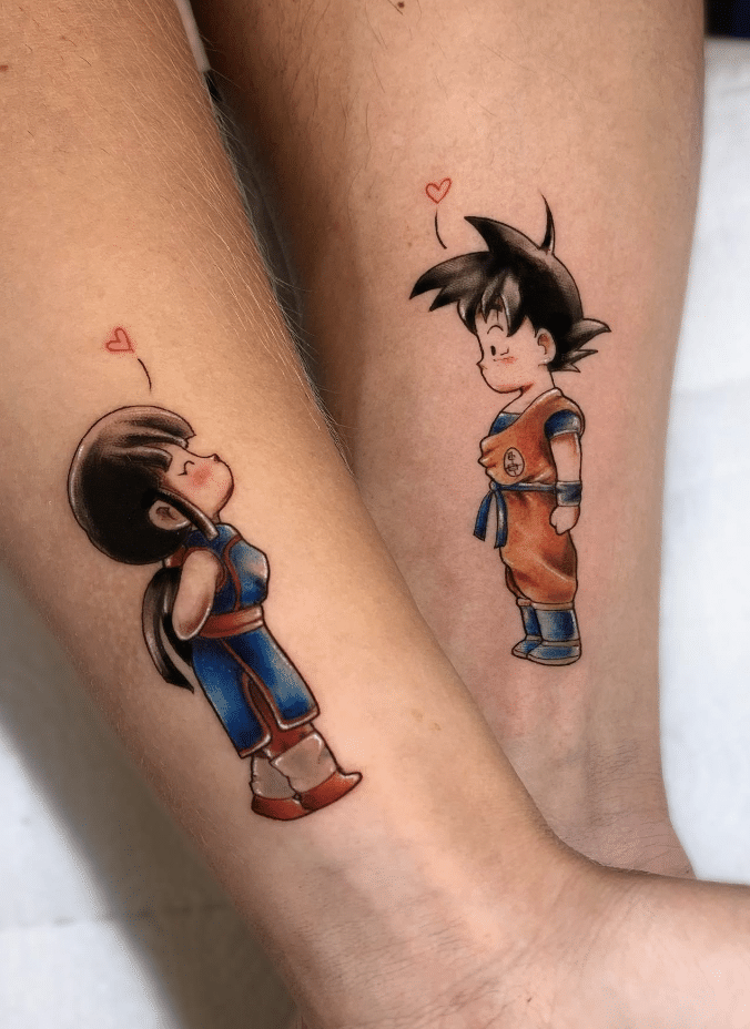 Lovers Dragonball Tattoo