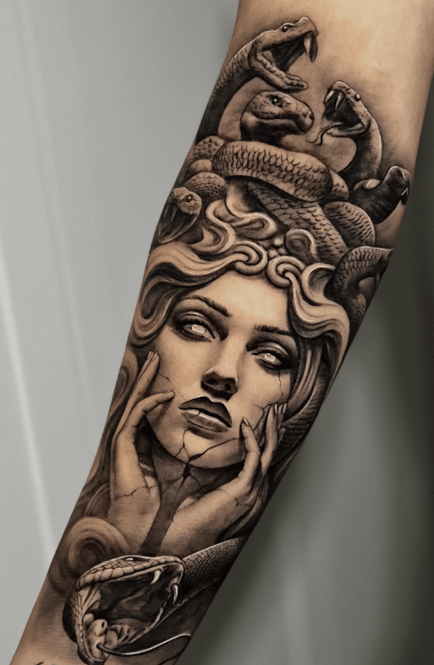 Medusa Mythological Tattoo Idea
