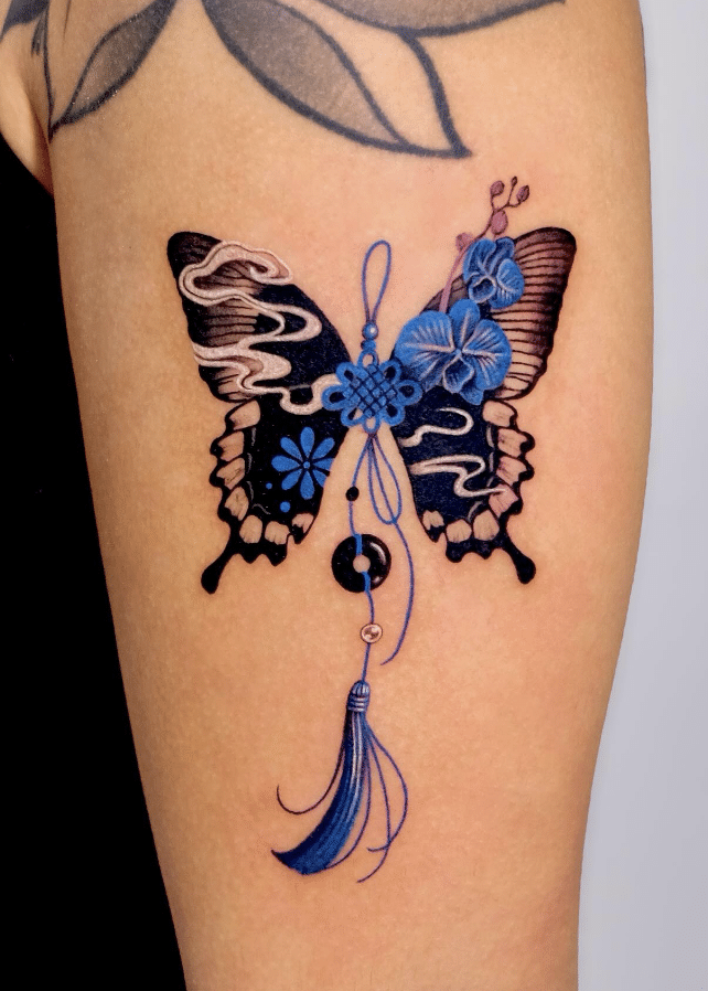 Norigae Butterfly Tattoo