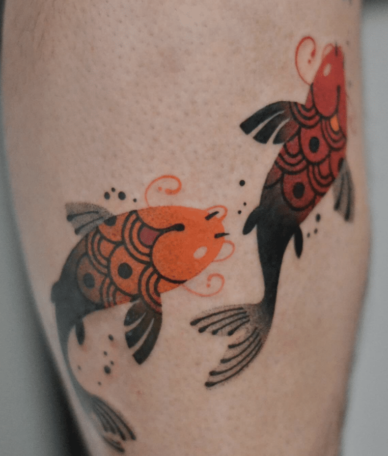 Ornamental Koi Tattoo
