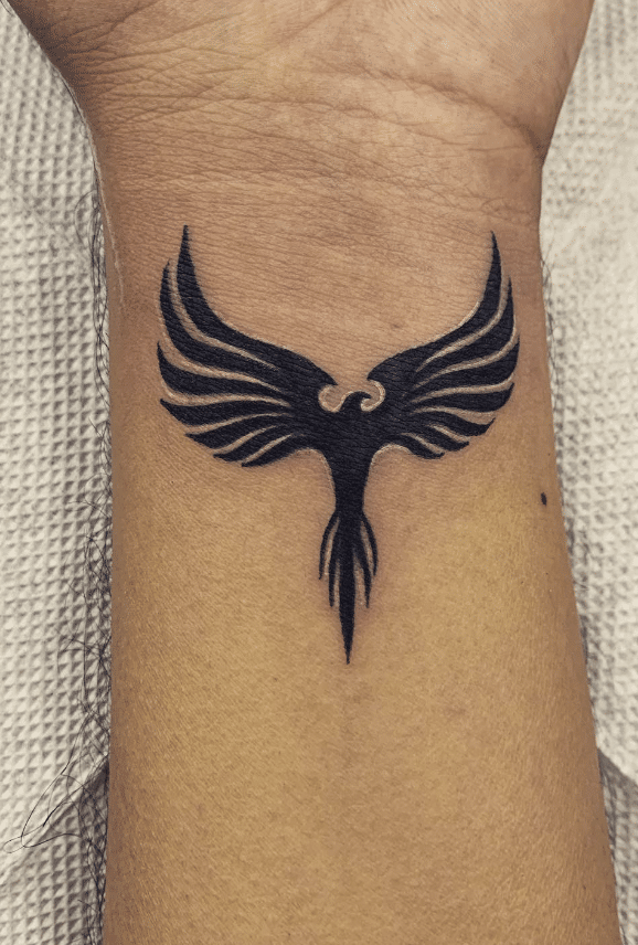 Phoenix Tattoo Idea On Wrist