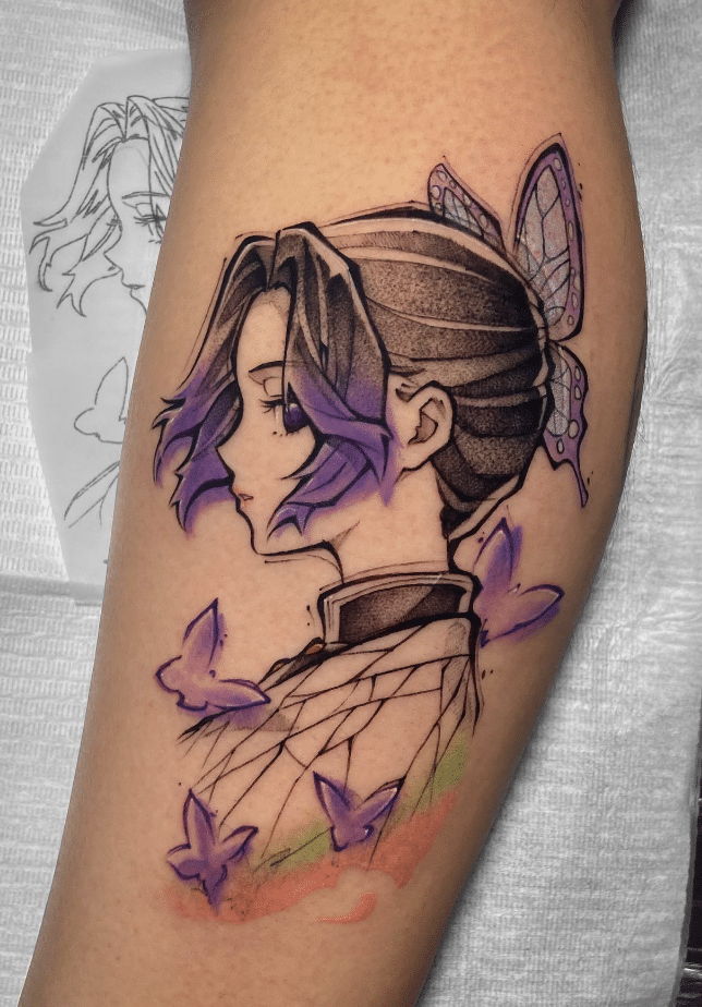 Shinobu Butter Butterfly Tattoo