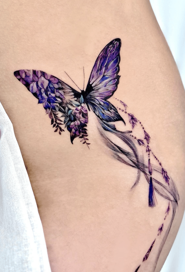 Shinobu Demon Slayer Butterfly Tattoo