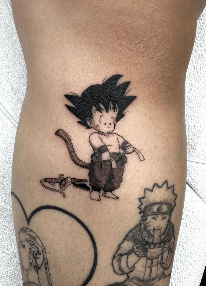 Son Goku Dragonball Tattoo