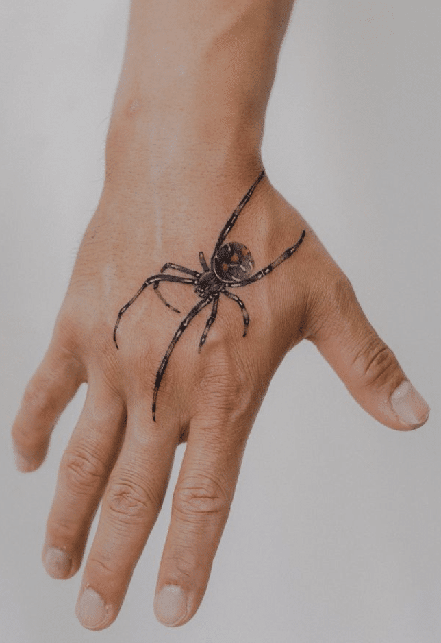 Spider Hand Tattoo