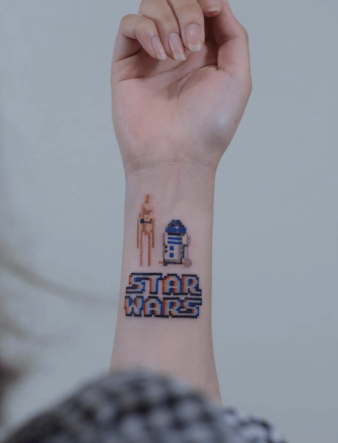 Star Wars Wrist Tattoo