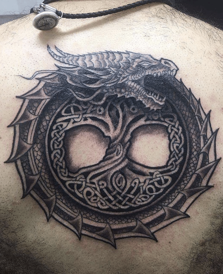 Tree Of Life Celtic Dragon Tattoo