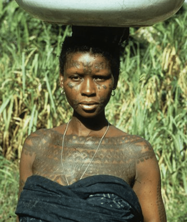 African handpoked Tattoo