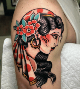 Alyssa Cavallo traditional tattoo design