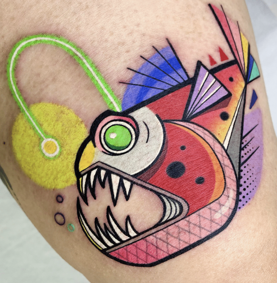 Angler Fish Tattoo