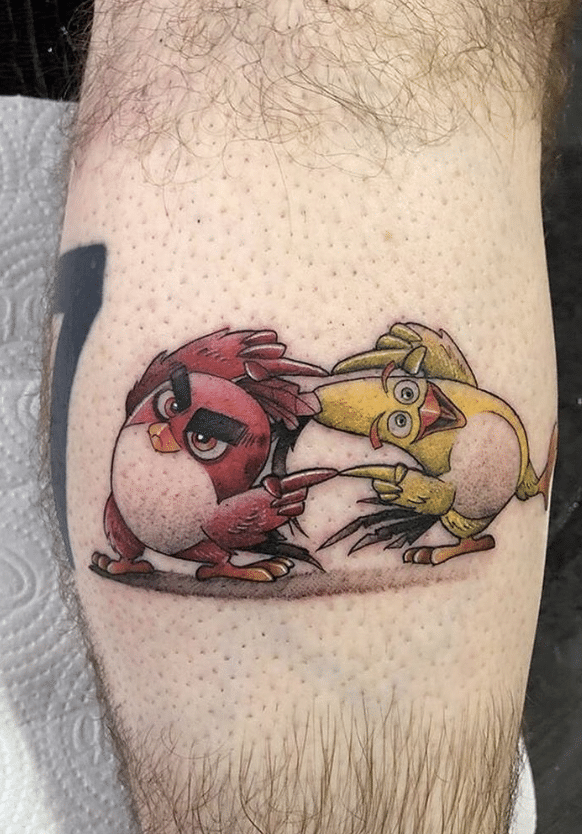 Angry Birds Tattoo