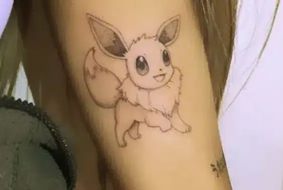 Ariana Grande Eevee Tattoo