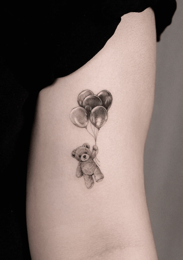 Arm Bear Tattoo Idea
