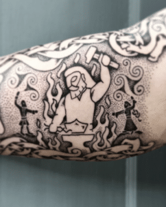 Badger King Tattoo idea