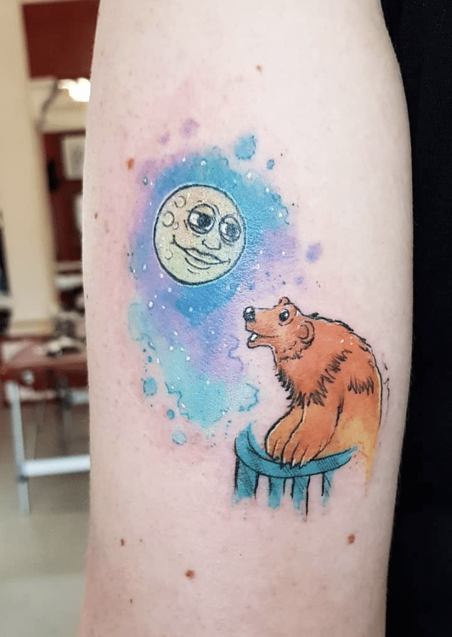 Bear In The Big Blue House Tattoo 
