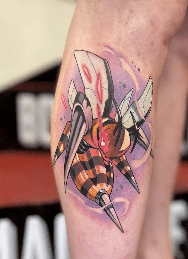 Beedrill Pokemon Tattoo