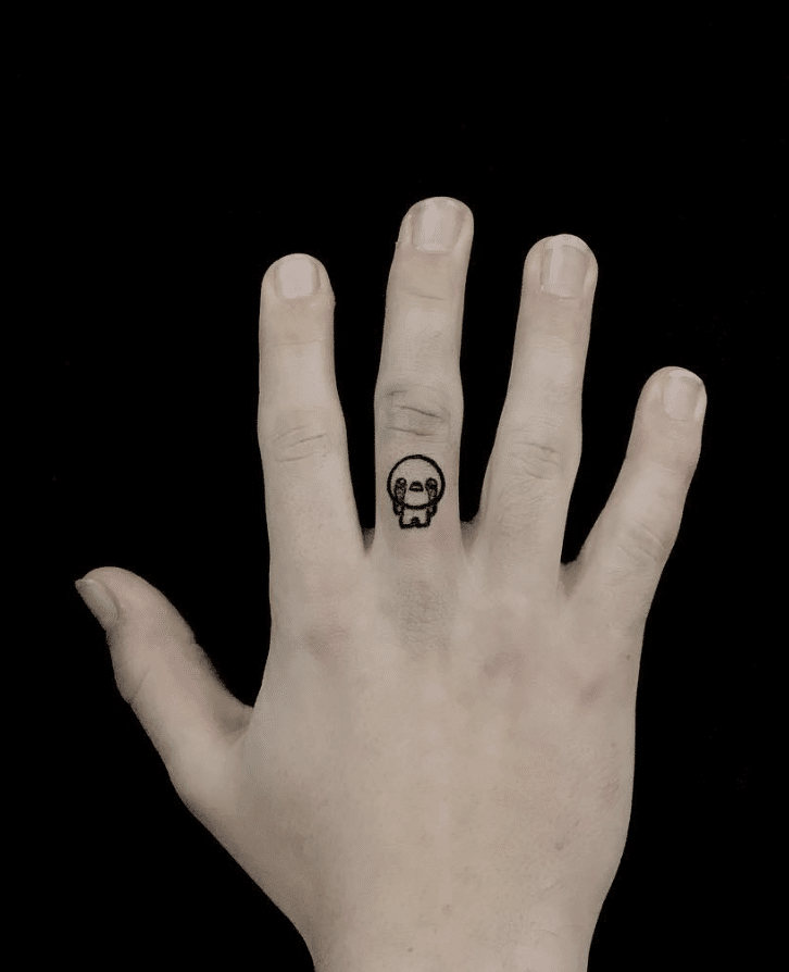 Binding of Issac Finger Tattoo