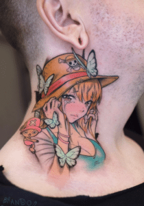 Brandochiesa anime tattoo design