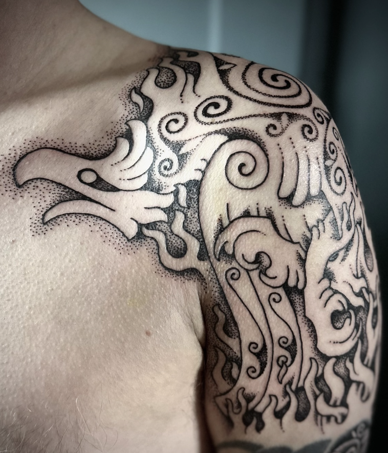Celtic Shoulder Tattoo