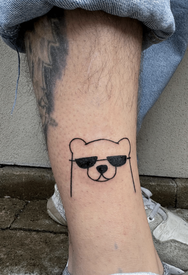 Cool Bear Tattoo