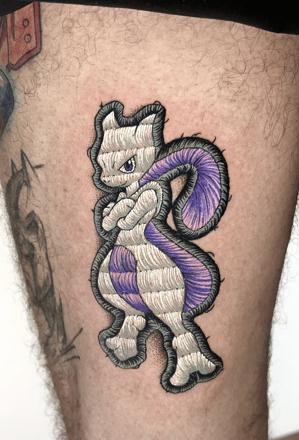 Embroidery Pokemon Tattoo