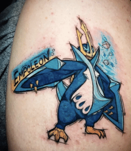 Empoleon Pokemon Tattoo