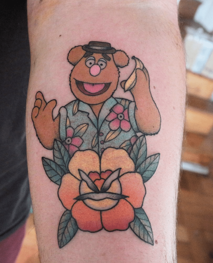 Fozzie Bear Tattoo