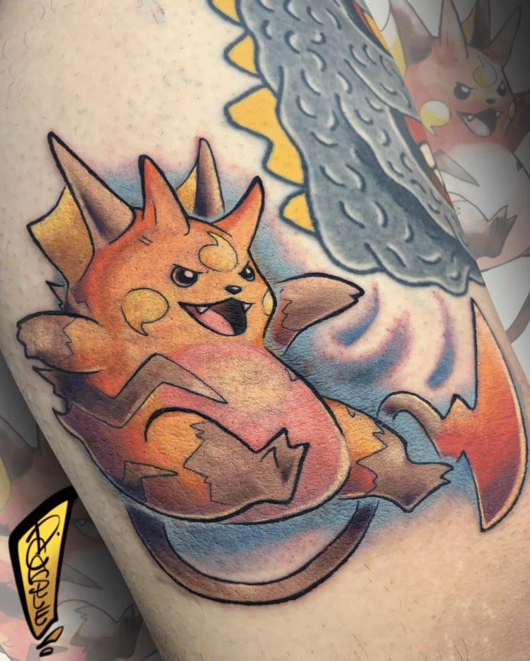 Goruchu Pokemon Tattoo