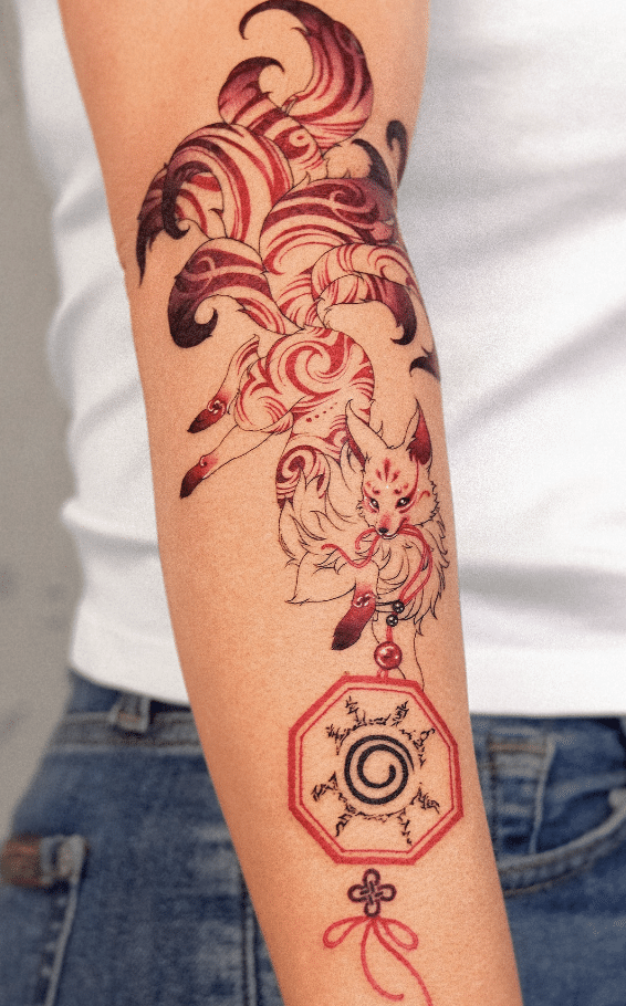 Kistune Naruto Tattoo