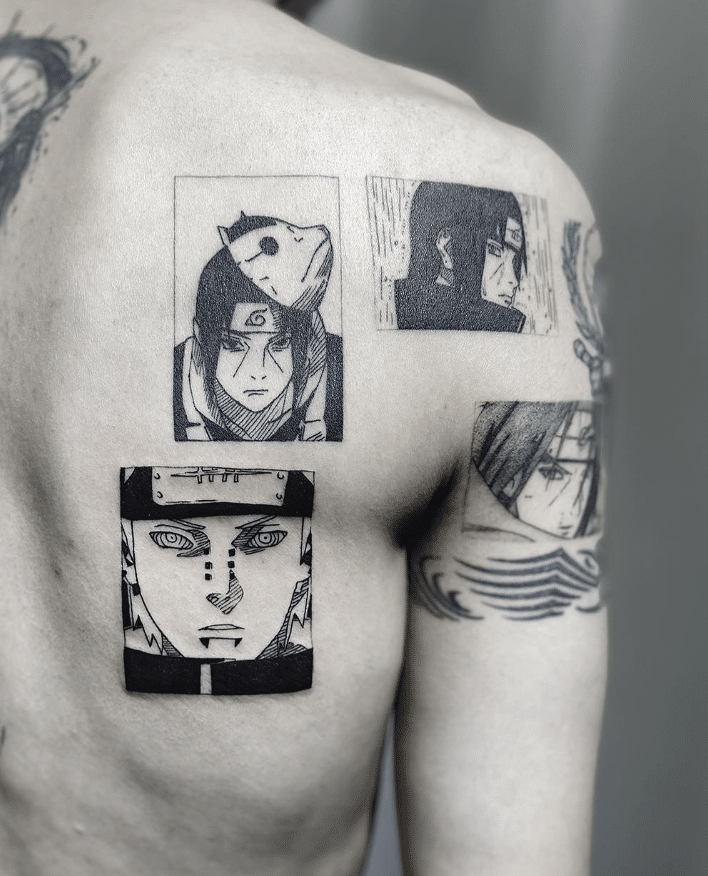 Manga Panel Naruto Tattoo