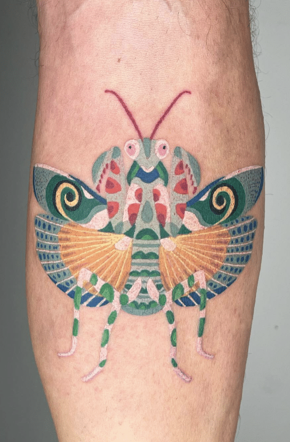 Mantis Animal Tattoo
