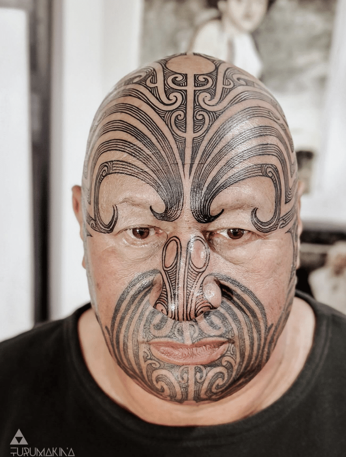 Maori tattoos tribal