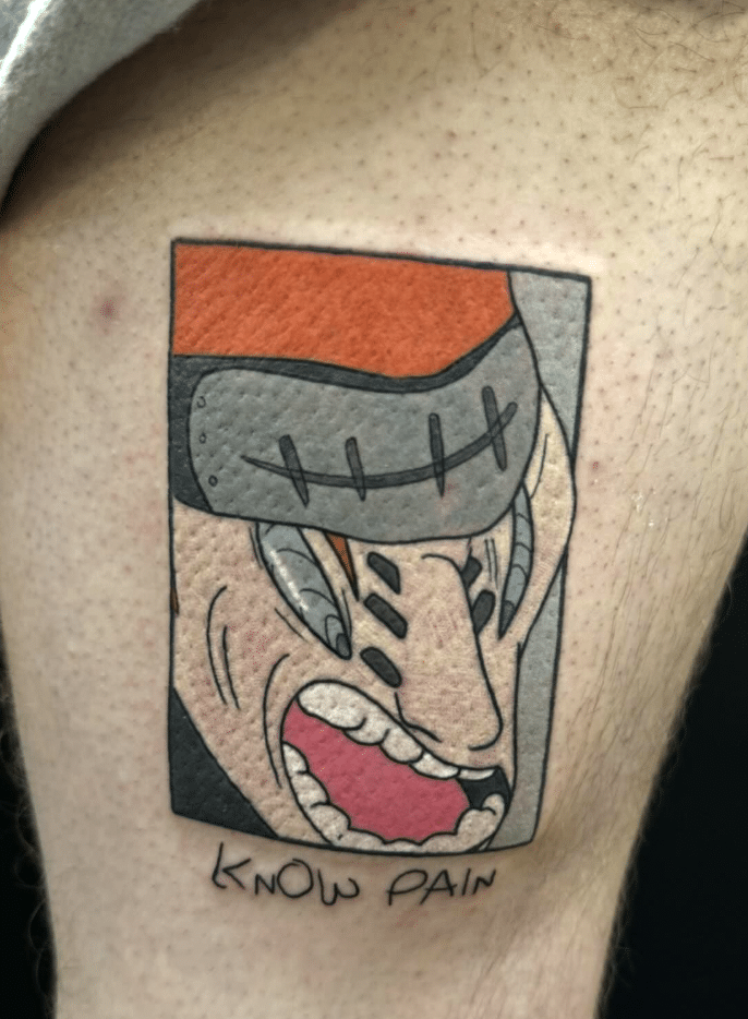 Naruto vs Pain Fight Tattoo