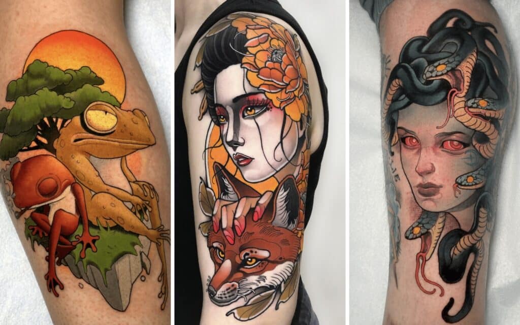 neo traditional tattoo designs featured image
