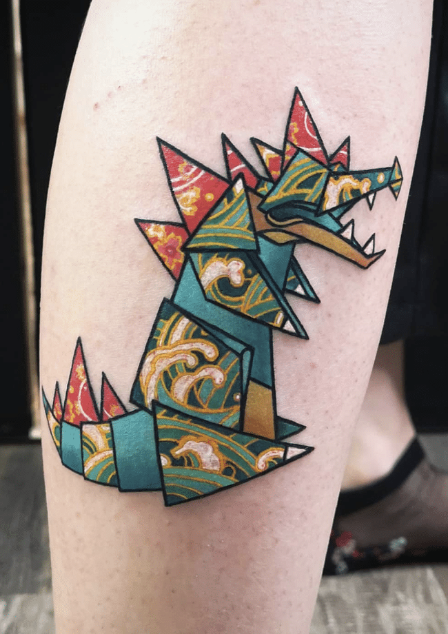 Origami Pokemon Tattoo