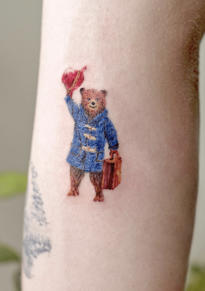 Paddington Bear Tattoo